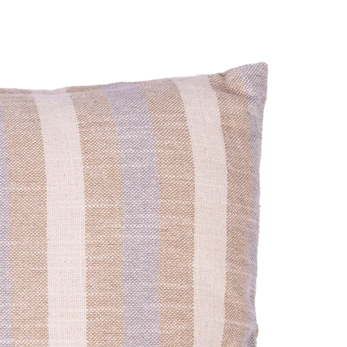 Almohadon Algodon Natural-beige Tres Rayas Beige en Beige - Textiles, Uruguay | Divino, vista 2