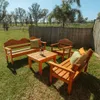 Juego de Exterior Sillón Clásico — Serra Amoblamientos en Madera natural - Muebles para el exterior, Uruguay | Serra Amoblamientos, vista 4 de 4