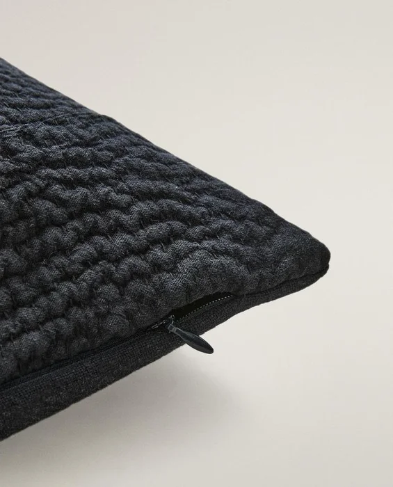 FUNDA COJÍN EDREDÓN FRUNCIDOS - Textiles, Uruguay | Zara Home, vista 5