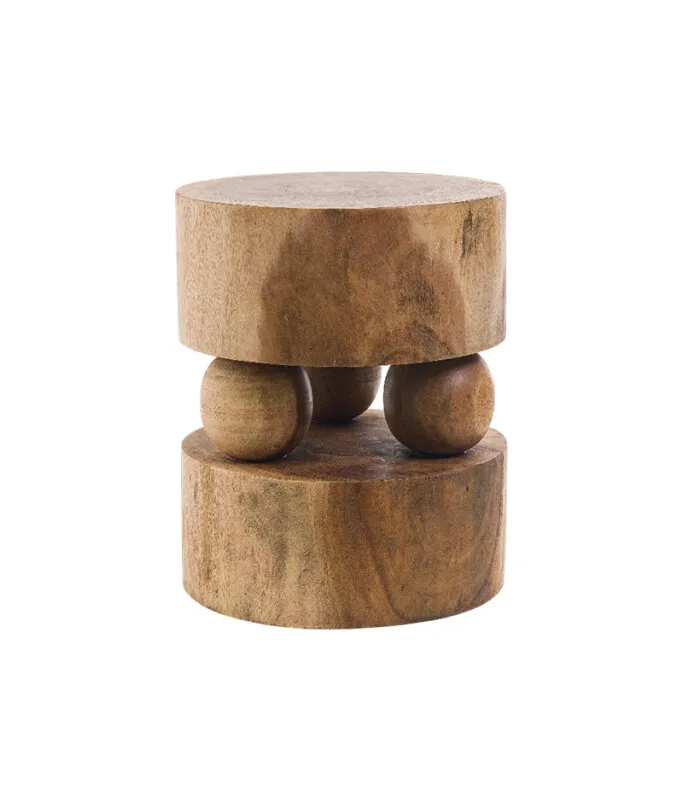 BANCO SUNDAYS 35x35x50CM en Madera natural - Butacas, banquetas y puffs, Uruguay | Vinibel