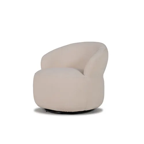 Butaca Bold Giratoria - Tela Microfibra - 110 (Crudo) en Beige - Butacas, banquetas y puffs, Uruguay | NYR