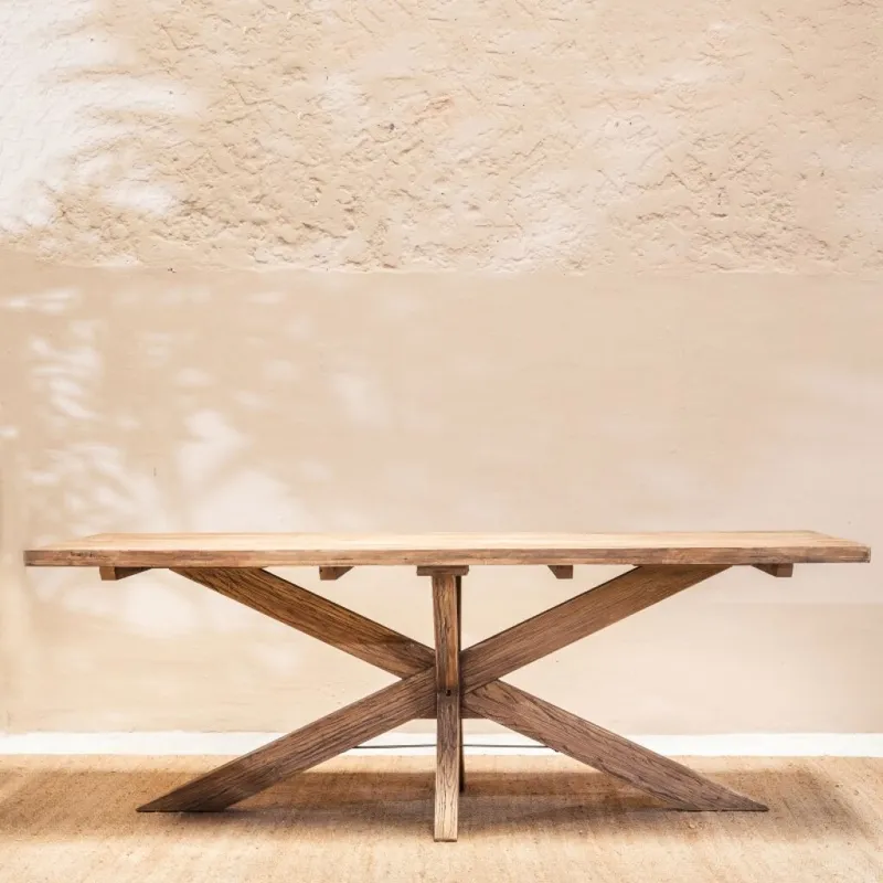 Mesa De Comedor Nikolaj 220cm en Madera natural - Mesas de comedor, Uruguay | Aihaus