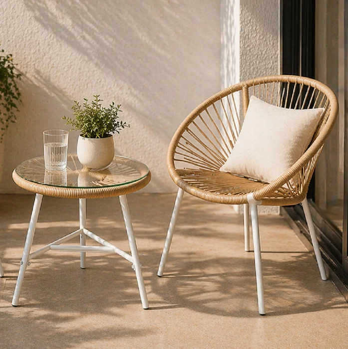 Mesa Baja Acapulco White | EN EXHIBICION en Blanco, Natural - Mesas de living, Uruguay | Samic, vista 3