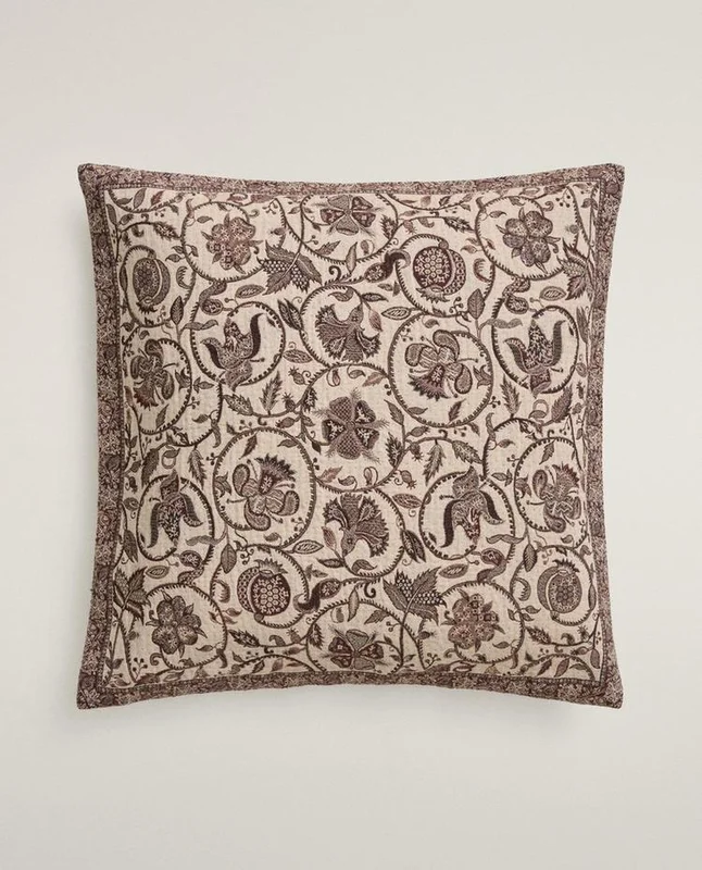 FUNDA COJÍN JACQUARD en Beige - Textiles, Uruguay | Zara Home, vista 4