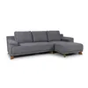 Rinconera Adalia - Tela Microfibra - Chaise derecho - 9250 (Grafito) en Gris - Sillones y sofás, Uruguay | NYR, vista 1 de 3