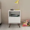 Mesa De Luz Linea Retro Living Dormitorio 1 Cajon Bl Rt3019 - Mesas de luz, Uruguay | Muebles Express, vista 2 de 4