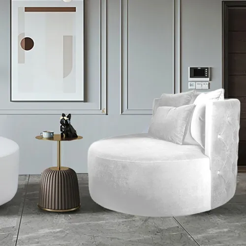 POLTRONA OVERSIZE Blanco - Butacas, banquetas y puffs, Uruguay | Viasono