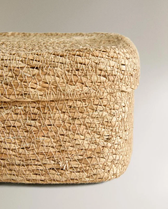 CESTA SEAGRASS TAPA en Madera natural - Canastos, Uruguay | Zara Home, vista 5