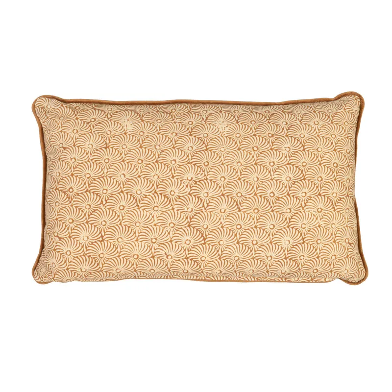 Almohadon Algodon Marron Dominique 30*50 Tostado en Marrón - Textiles, Uruguay | Divino