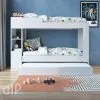 Cama Marinera Bicama Juvenil Dormitorio Cama Auxiliar Doble en Blanco - Dormitorio, Uruguay | Soy Hogar, vista 3 de 4