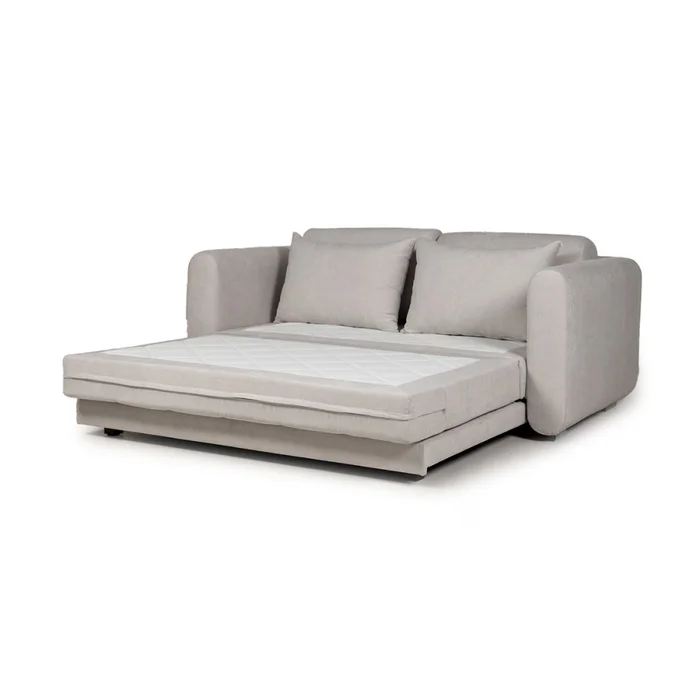 Sofá Cama Parma - Tela Microfibra - TC1009 (Plata) en Gris, Uruguay | NYR, vista 2