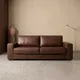 Sillón 3 cuerpos Como - 100% Cuero - Caramelo
