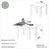 Mesa de Comedor Extensible Olivia - Mesas de comedor, Uruguay | Casa Brava, vista 2 de 4