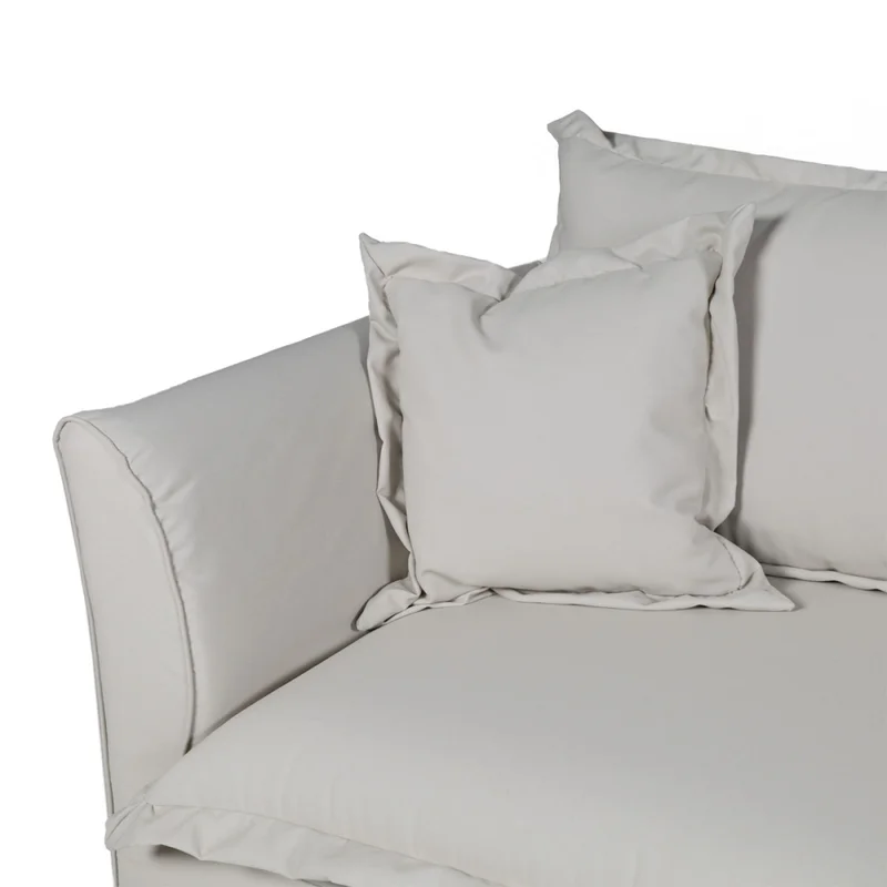 Sofá Marco con Funda - Tela Rústica - 2 cuerpos - 316/25 (Beige) en Beige - Sillones y sofás, Uruguay | Nyr, vista 8