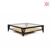 Mesa Ratona Madera-y-vidrio Negro Rosa en Negro - Mesas de living, Uruguay | Divino, vista 5 de 5