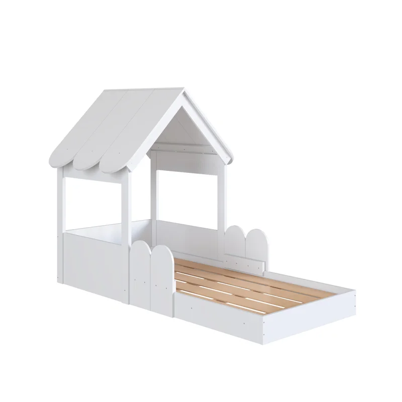 Cama Gretel – Total Blanco en Blanco - Dormitorio, Uruguay | RM Muebles y Deco, vista 8