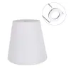 Pantalla Blanca para Lámpara Portátil E14 – Tela y Acetato en Blanco - Lámparas de mesa, Uruguay | Bascuhouse, vista 1 de 2