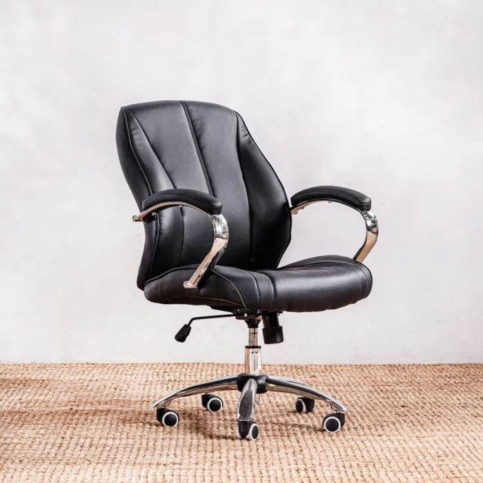 Silla De Oficina en Negro - Sillas de escritorio, Uruguay | Aihaus