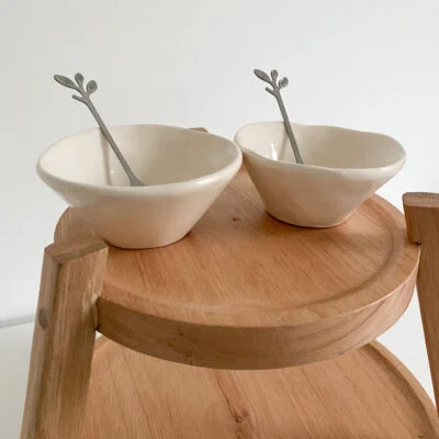 Juego de torre + dos mini bowls + dos cucharas o tenedores en Madera natural - Decoración, Uruguay | Dreams On Time, vista 7