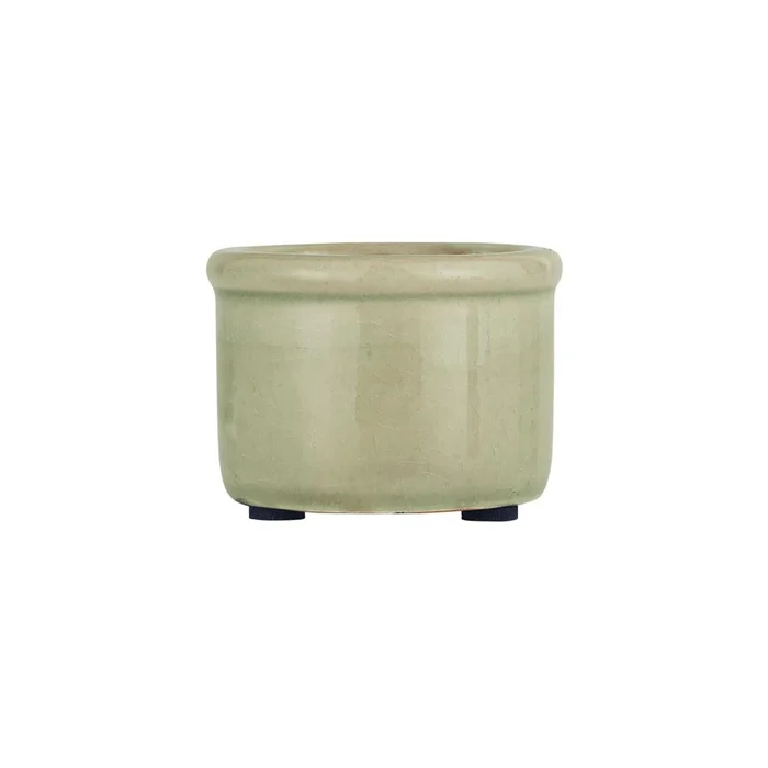 Mini Maceta Ceramica Verde Hilda en Verde - Jarrones, Uruguay | Divino