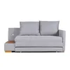 Sofá Cama Niki - Con mesa - Tela Rústica - 9910 (Lino Gris) en Gris - Sillones y sofás, Uruguay | NYR, vista 7 de 8