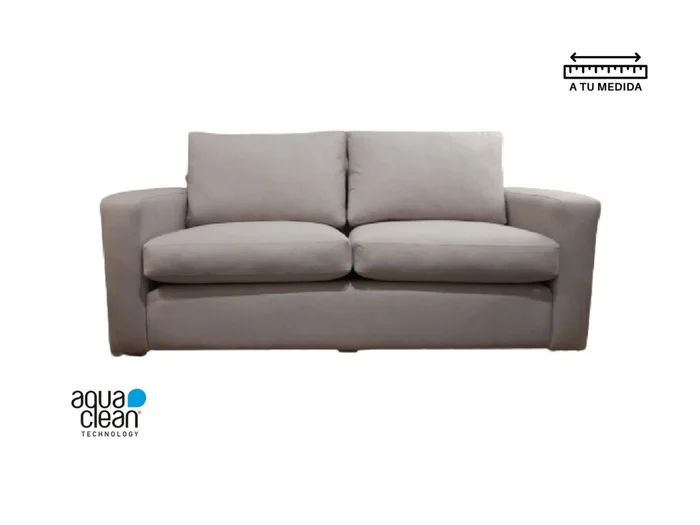 Sofá 3 cps CIRO Beige en Gris - Sillones y sofás, Uruguay | Finkel