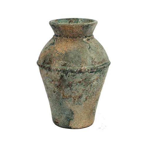 Jarrón Decorativo Kat Terracota Marron Negro/marrón en Marrón - Jarrones, Uruguay | Divino