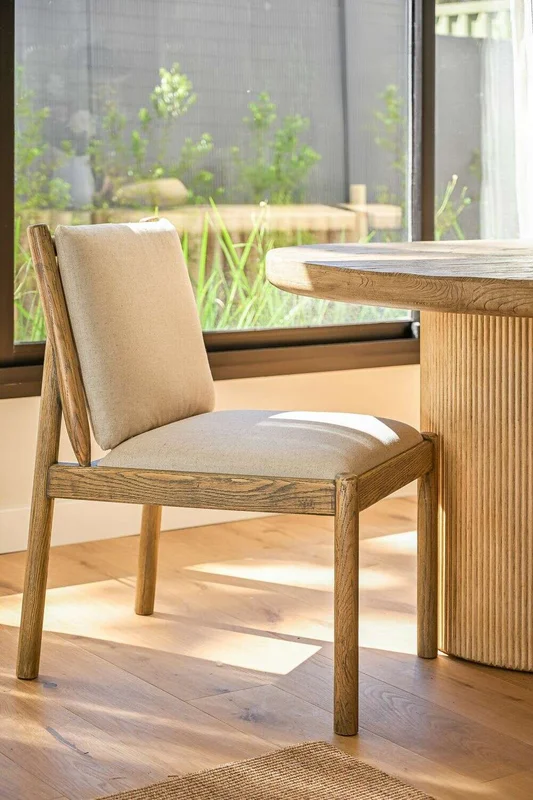 SILLA SAN FRANCISCO - FRESNO Y LINO en Beige - Sillas, Uruguay | La Iberica, vista 4