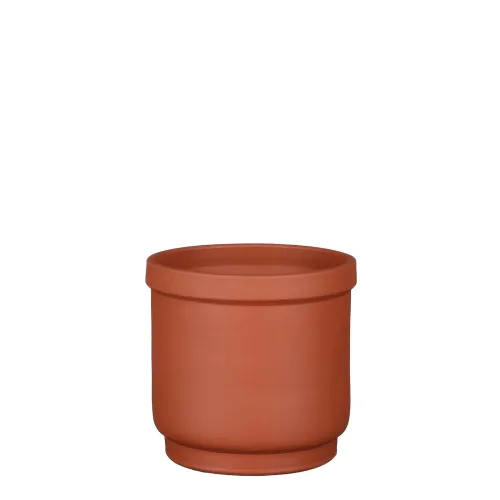 Maceta Riva Ceramica Naranja 1114642 en Rojo - Jarrones, Uruguay | Divino