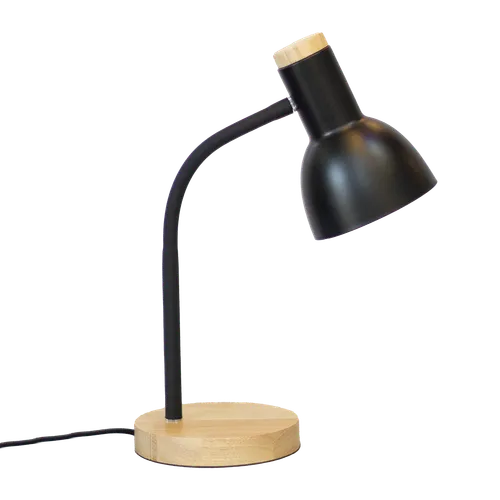 Lámpara Portátil Flexible Nórdica - De mesa en Negro - Lámparas de mesa, Uruguay | Bascuhouse