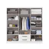 Armario Ropero Placard de 6 Puertas Línea Plus con 2 Cajones y Perchero Horizontal - MDP - Blanco en Blanco - Roperos y placares, Uruguay | Mulata, vista 5 de 8