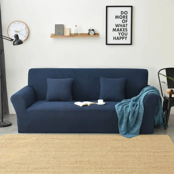 Funda sillón 4 cuerpos lisa - azul en Azul - Textiles, Uruguay | Buho Store, vista 2