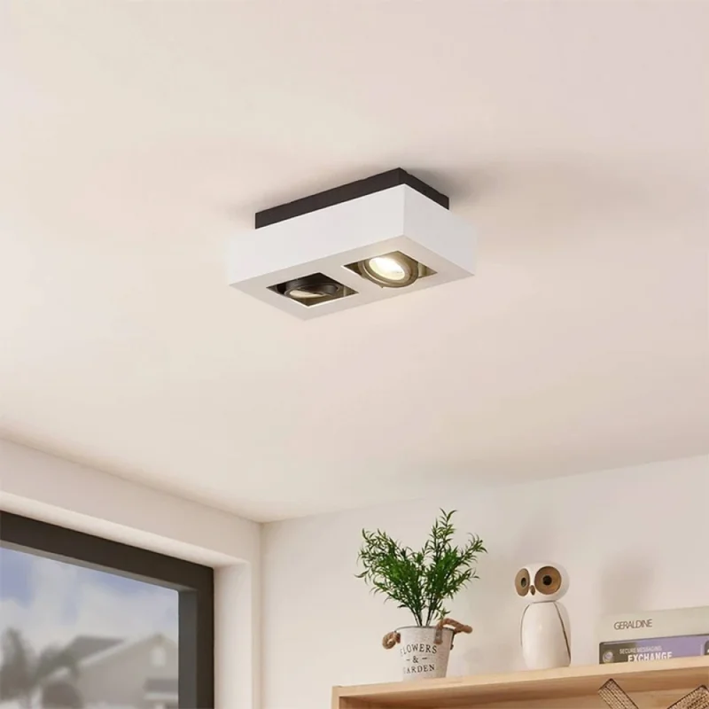 Lámpara de Techo Walle 2 Blanco en Blanco - Lámparas colgantes, Uruguay | Serlux, vista 4