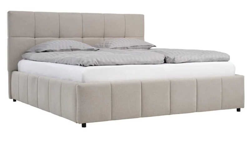 Estructura de cama VEMMELEV Queen 160x200 beige en Beige - Dormitorio, Uruguay | JYSK, vista 3