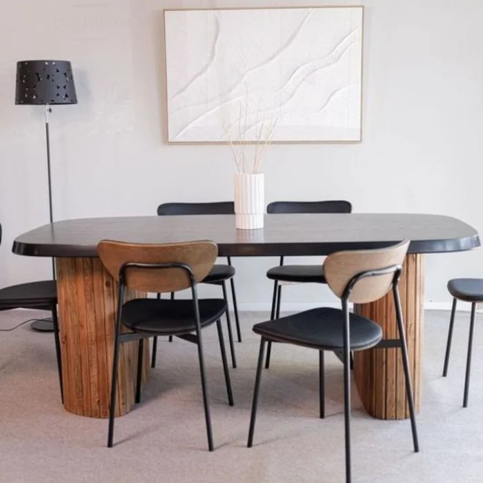 Mesa de Comedor Oslo / Madera Reciclada - Mesas de comedor, Uruguay | Fábrica Italiana, vista 3