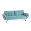 Sofa cama Frida en Turquesa - Sillones y sofás, Uruguay | New York Home, vista 1 de 5