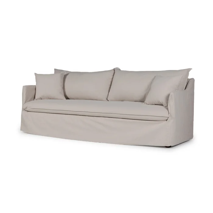 Sofá Snow con Funda - Tela Rústica - 3 cuerpos - TD5263-1636 (Capuccino) en Beige - Sillones y sofás, Uruguay | NYR