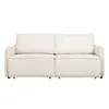 Sofá Cama Tela Natural-beige Divino Natural en Madera natural - Sillones y sofás, Uruguay | Divino, vista 4 de 4