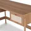 Escritorio Oslo - Natural con tejido en Marrón - Escritorios y sillas de escritorio, Uruguay | NYR, vista 5 de 6