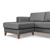Sillón Con Chaise 3 Cuerpos Tela-premium Gris Easy Clean Luxor Gris Osc en Gris - Sillones y sofás, Uruguay | Divino, vista 5 de 6