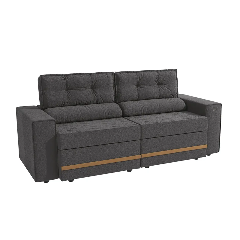 Sillón Sofá 2 cuerpos Retráctil 226 cm – Havana en Elige una opciónBeigeGris - Sillones y sofás, Uruguay | Delta Center, vista 3
