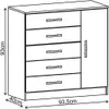 Cómoda 158 Negro - Cómodas, Uruguay | Lais Muebles, vista 3 de 3