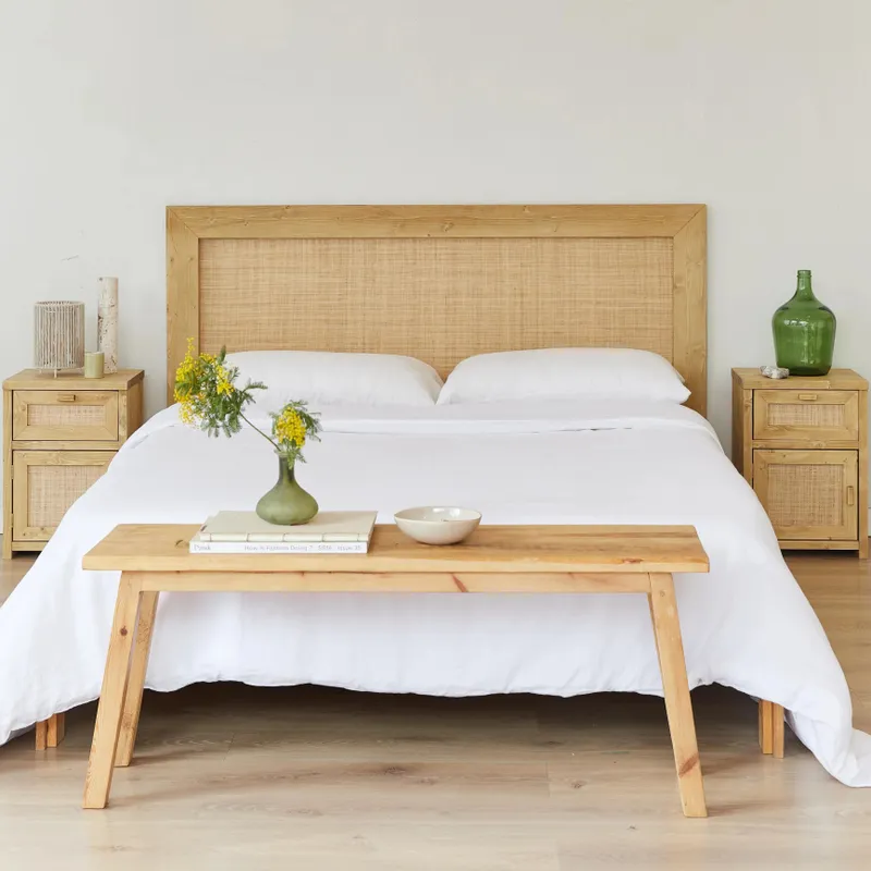 Cabecero Marnie en Madera natural - Respaldos de cama, Uruguay | Treehouse Deco