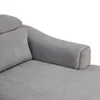 Rinconera Luke - Tela Microfibra - Chaise Derecho - 6686-7 Gris en Beige - Sillones y sofás, Uruguay | NYR, vista 8 de 8