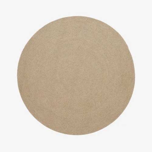 Alfombra redonda Despas de fibras sintéticas - beige Ø 200 cm en Beige - Textiles, Uruguay | Kavehome
