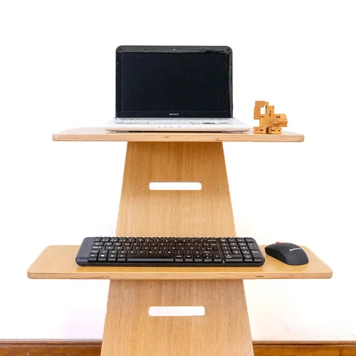 Escritorio Portatil Mumbai en Madera natural - Escritorios, Uruguay | Benteveo, vista 3
