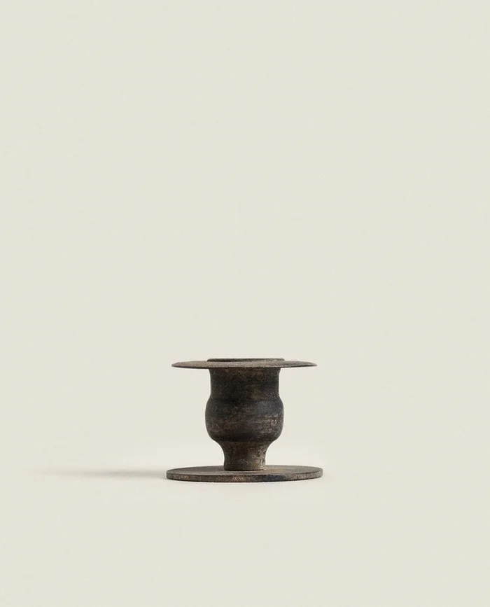 PORTAVELAS HIERRO PEQUEÑO - Velas y Portavelas, Uruguay | Zara Home, vista 2
