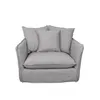 Loveseat Funda Desmontable 1 Cuerpo Tela-premium Gris Bahama en Gris - Sillones y sofás, Uruguay | Divino, vista 2 de 5