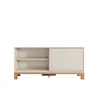 Rack Mondrian - Chico - Off White y Freijo en Beige - Muebles para TV, Uruguay | NYR, vista 3 de 4
