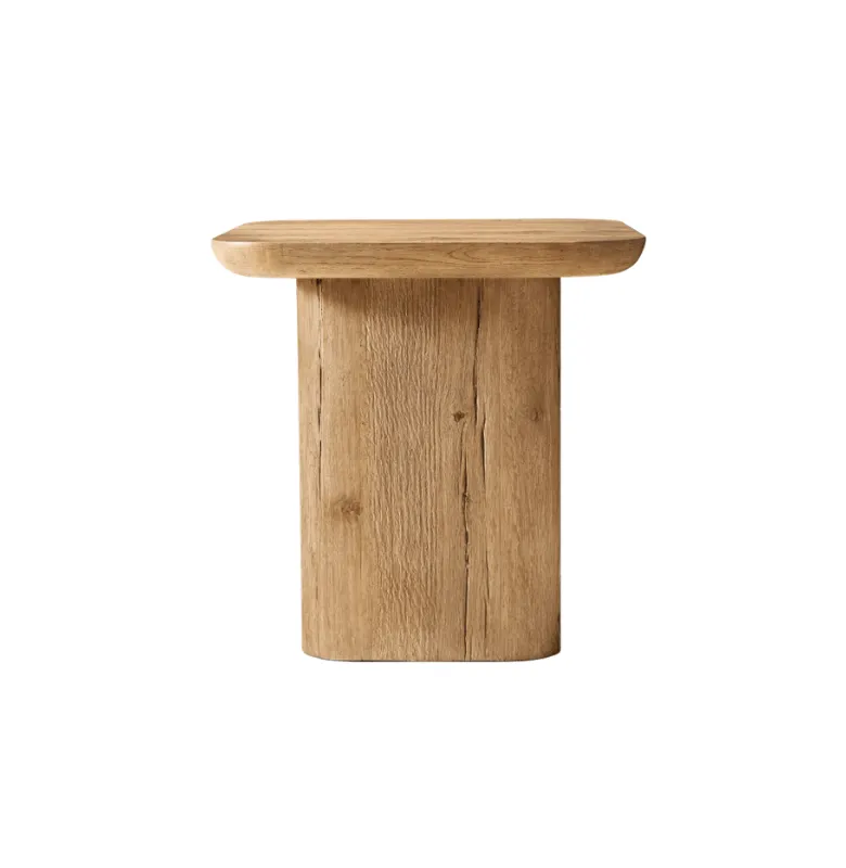 MESA LATERAL OSLO CUADRADA en Madera natural - Mesas de arrimo, Uruguay | Masinfinito Casa